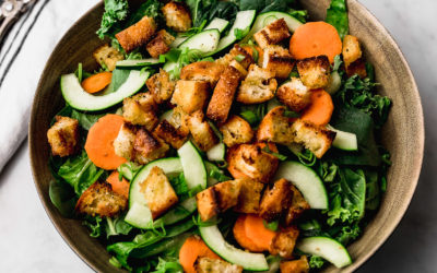 St. Mark’s Salad with Croutons & Light Vinaigrette