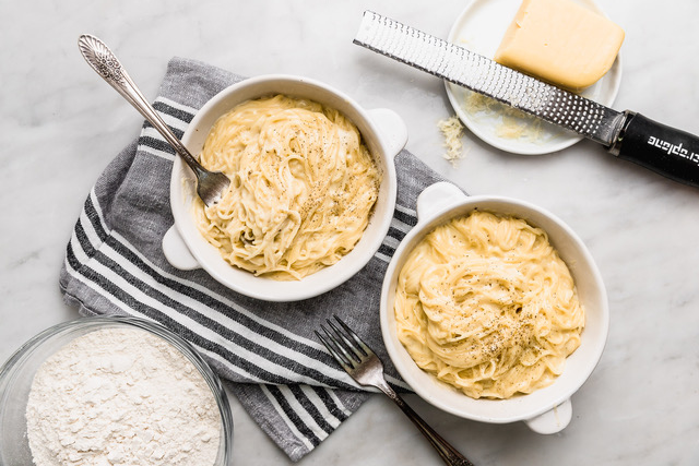 “Smac” and Cheese (Spaghetti de calabaza y queso)